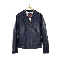 Leather Navy Jacket