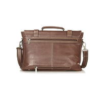 Montana Leather Casual Laptop Briefcase