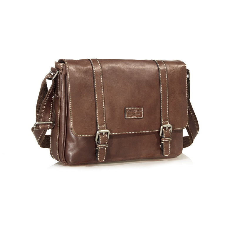 Montana Leather Casual Messenger