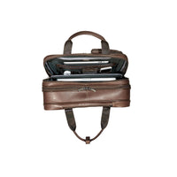 Montana Leather Laptop Bag On Wheels